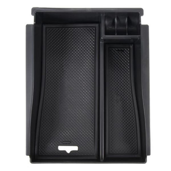 

car organizer black central console armrest secondary storage box tray for tucson 2021
