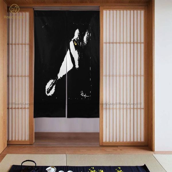 

scary dog curtains fancy balcony door curtain double partition & drapes