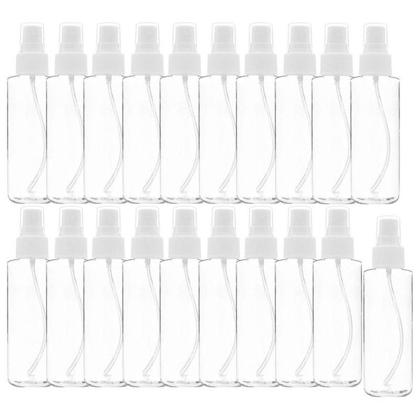 

storage bottles & jars 120ml portable travel transparent plastic empty cosmetic sample spray bottle makeup moisture atomizer-20pcs