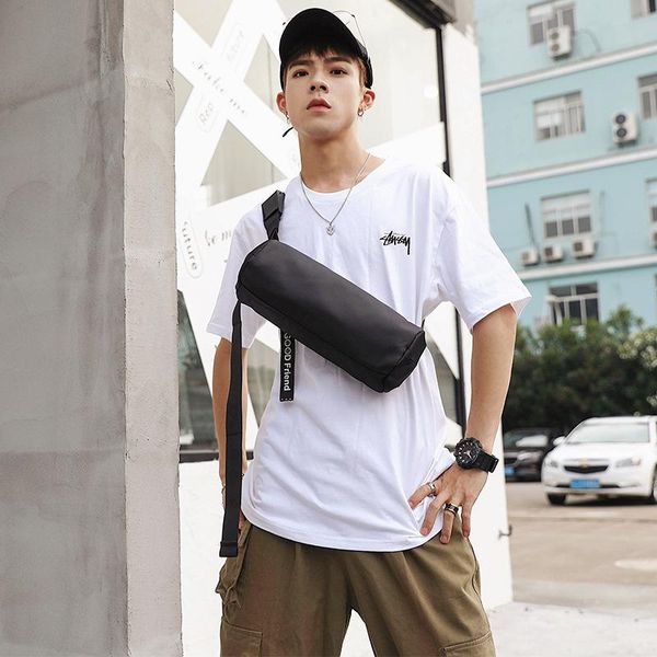 

waist bags men's chest bag casual street cylinder shoulder 2021 jiulin