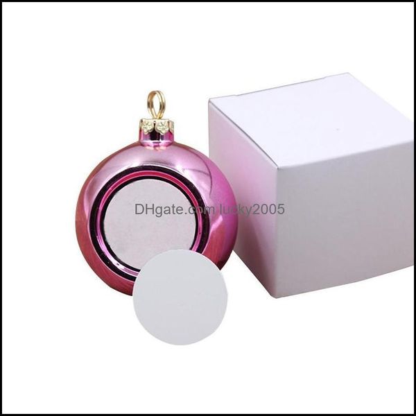 

factory outlet christmas decoration festive party supplies home & garden8cm sublimation blanks ball decoration 73bz