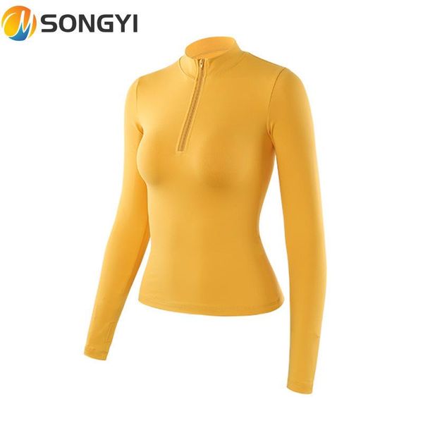 

women gym yoga large size long sleeve workout fitness jacket slim fit shirt running activewear i223 outfit