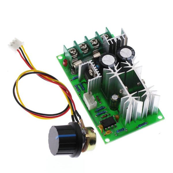 Regolatore di velocità del motore DC10-60V DC Parti dello strumento 12V 24V 36V 48V Modulo di azionamento ad alta potenza PWM Motori regolatore di velocità 20A regolatori di corrente