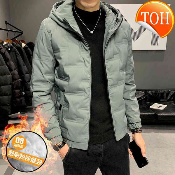 

2021 new arrival winter down jacket 80% white duck down jackets men,men's coat,plus-size m-5xl, Black