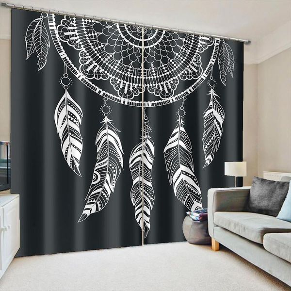 

curtain & drapes po grey curtains 3d window for living room bedroom
