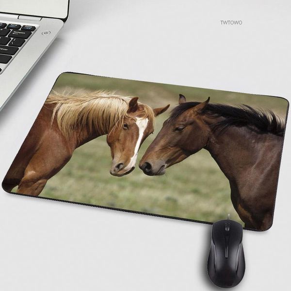 

mouse pads & wrist rests animals art pictures printed mousepad for horse lovers gaming deskmats to decorate tablecat dog pet pattern