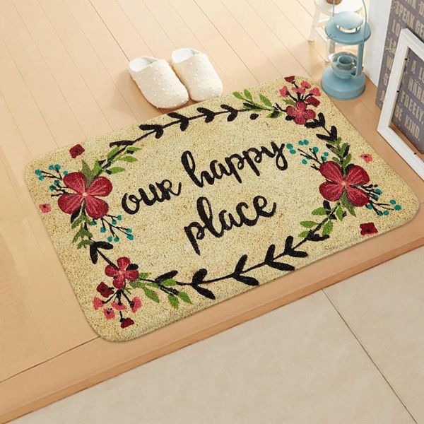 

carpets fleece door mat letter printed doormat anti-slip entrance floor mats for bedroom bathroom carpet rug