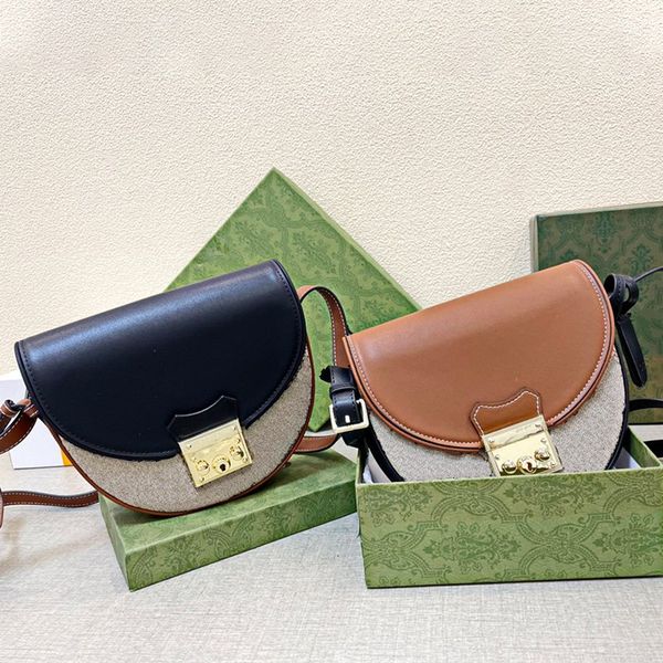 

designer women's shoulder bags underarms fashion luxury messenger bag saddle style cowhide material small