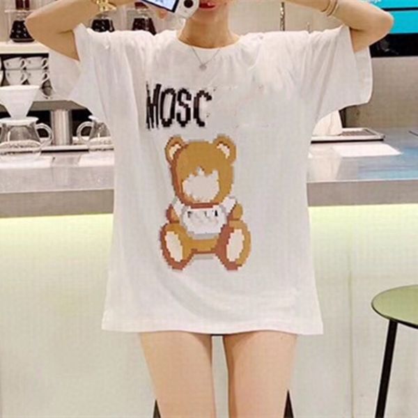 

high version llee sle  2021 summer ew mai op wome's -shir shor sleee 07271, White