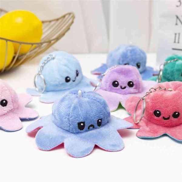 

creative new plush toys small double sided ocs key chain bag pendant cute doll