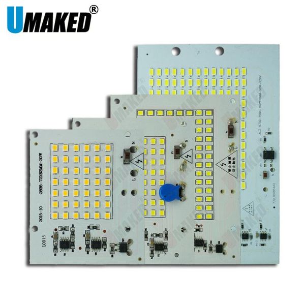 

bulbs chip lamp smart ic 220v 90w 50w 30w 20w 10w for outdoor floodlight warm white / floodlights