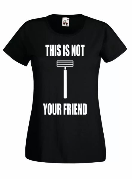 

t-shirt shirt women j661 supergirls problem beard, White;black