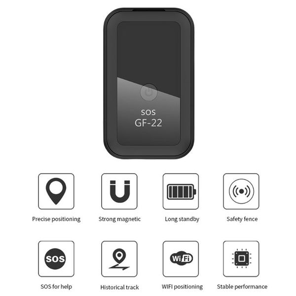 

car gps & accessories auto tracker locator gf22 mini magneticcar motorcycle built-in battery gsm gprs real time tracking device