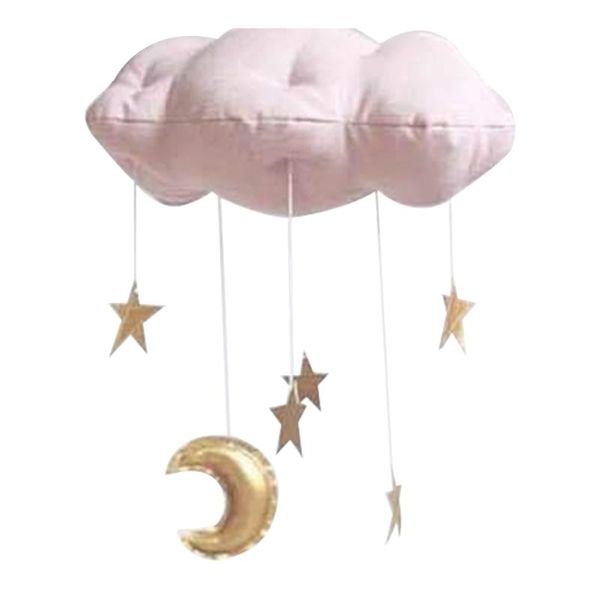 

decorative objects & figurines gift pograph prop nursery room moon mobile diy ornament hanging decorations home ceiling cloud pendant baby c