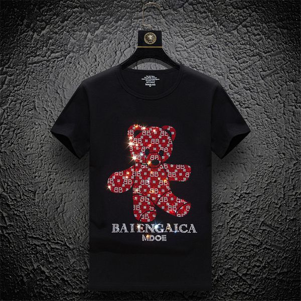 

2022 mens fashion t shirt designer men clothing apparel black white tees short sleeve women's casual hip hop streetwear tshirts, White;black