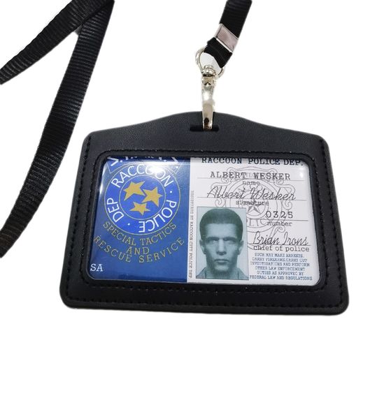 

resident evil 4 game character card folder / bag 02, Brown;gray