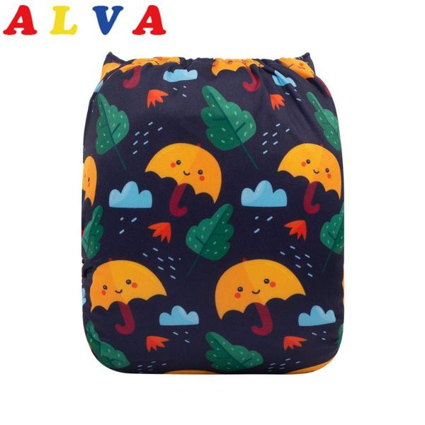 

alvababy baby cloth diapers pocket adjustable boy girl reusable nappies with insert