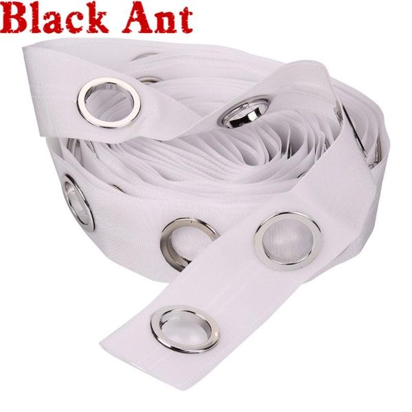 

wholesale 38 meters eyelet punch tape white nylon sew with grommet ring process method curtain accessories cp101f other home decor