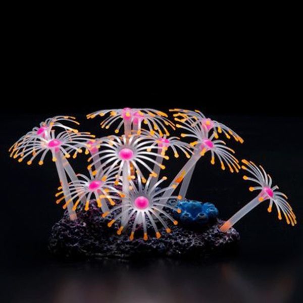 

decorations fish tank glow artificial jellyfishes simulated aquatic plant fluorescent jellyfish aquarium decoration