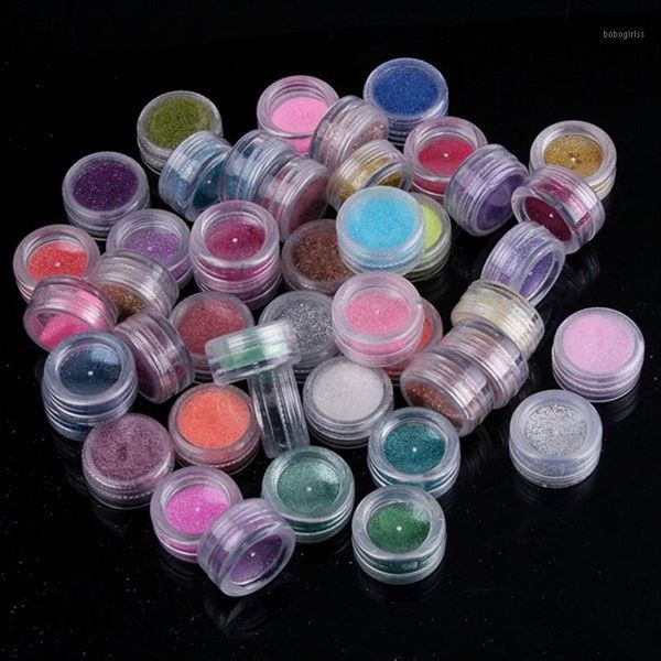 

boxes mirror nail glitter power rose gold color metallic shine pigment dust powder for art tips decoration1, Silver;gold