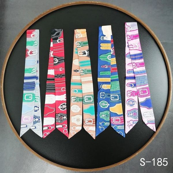 

belt printing scarf society's ladies hair band handbag decoration neckerchief long beach shawl g71 scarves, Blue;gray