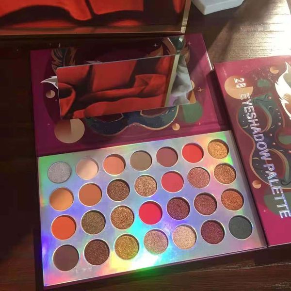 

waterproof long-lasting natural 28 colors eyeshadow palette cosmetics matte & shimmer pigment pressed powder makeup for eyes easy to wear