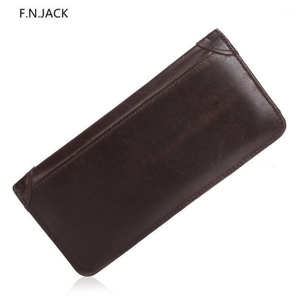 

wallets f.n.jack men card holder leather male wallet luxury long design quality passport cover fashion casual mens purse zipper1, Red;black