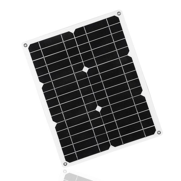 Солнечная панель 12 В 15 Вт полуиблебная 5V USB для кемпинга на открытом воздухе
