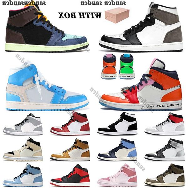 

jumpman sports 1s outdoor shoes sneakers dark mocha high 36-47 womesn chicago obsidian unc white lucky 1 mens green trainers off basket tmup