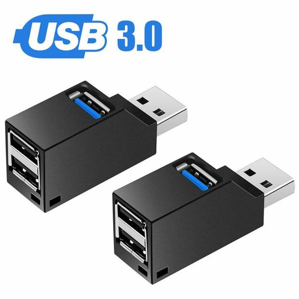 

hubs 3 ports usb hub 2.0/3.0 mini high speed ultra thin data transmission up to 5gbps adapter for u disk card reader