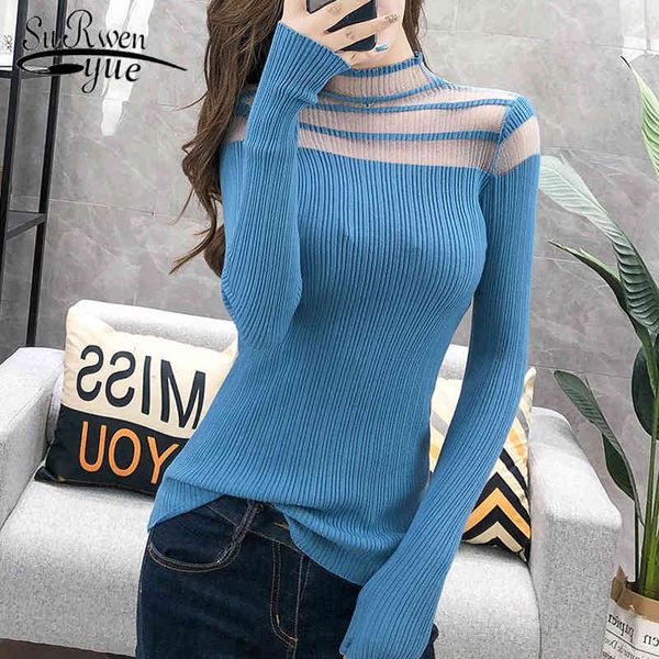 

autumn faashion women sweaters ladies solid black pullovers turtleneck knit 6217 50 210427, White;black