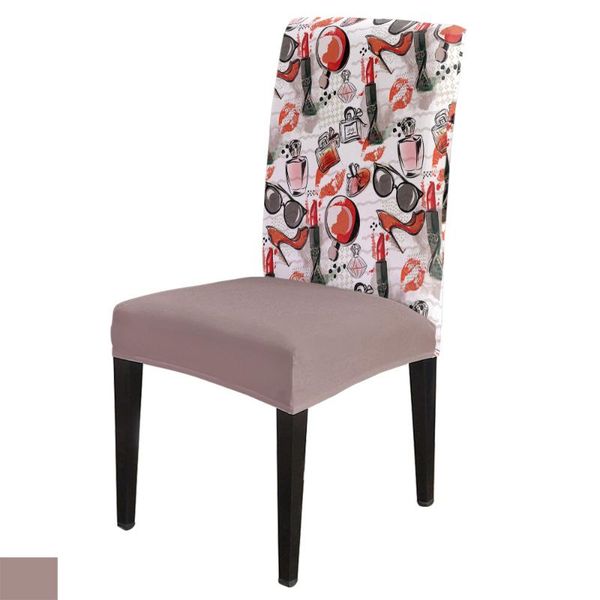 

chair covers hand-painted modern girl cover for dining room chairs high back living sets home kitchen