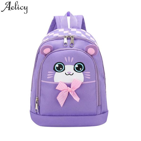 

backpack aelicy baby boys girls kids cartoon cat animal pattern student backpacks cute kid toddler school bag 2021 drop ship