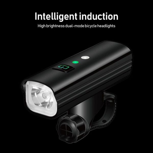 

bike lights bicycle smart light 1000lumen mountain road lamp aluminum alloy night riding headlight with power display