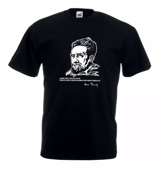 

t-shirt shirt a20 ezra pound make strong old dreams, White;black