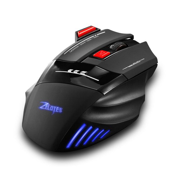 

mices mouse zelotes master's wireless charging 4000dpi optical game