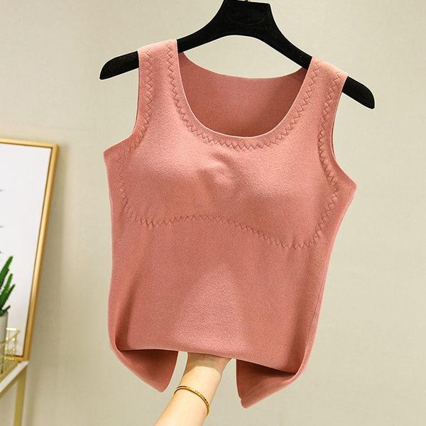 

camisoles & tanks women 2021 autumn winter fashion plus size bra tank female body shaper underwear ladies slim vest corset shapewear e3, Black;white