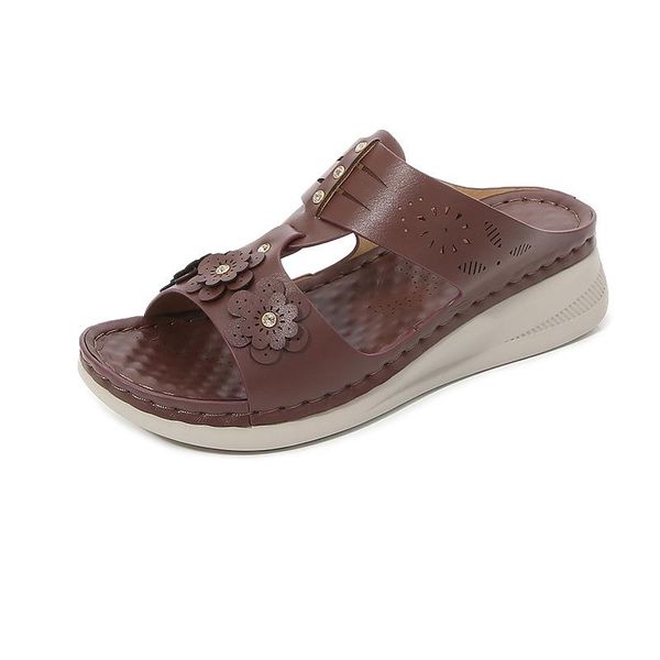

women sandals 2021 summer shoes woman heels wedges casual gladiator sandalen dames sandalias de verano para mujer slippers, Black