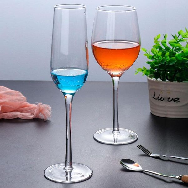 

creative glass cup champagne red wine cocktail goblet household glasses