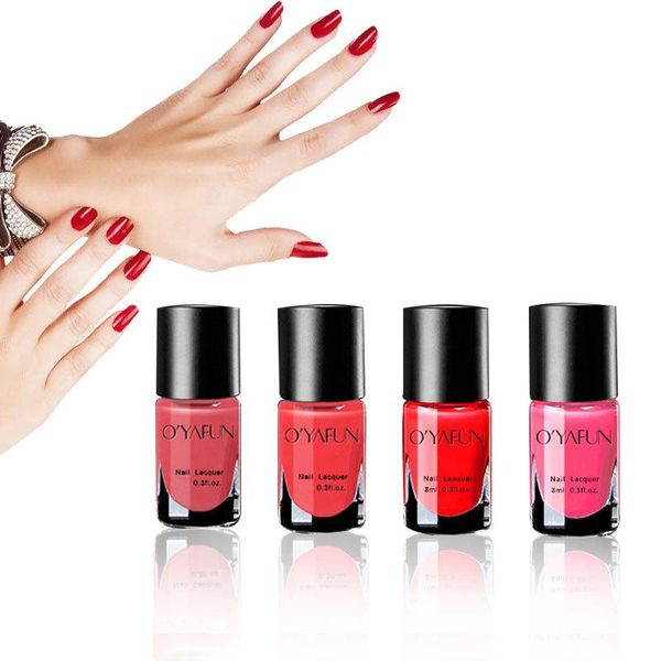 

nail polish 9color peel off non-toxic no irritating smell water based