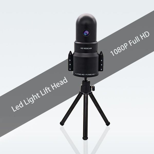 

webcams 1080p webcamera, with microphone led lights full hd webcam, for pc, computer, mac, lapdesk live,youtube webcamera