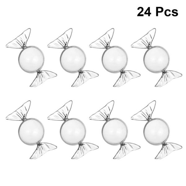 

24pcs/2 packs creative candy containers shape storage box holder party supplies for baby shower birthday wedding ( gift wrap