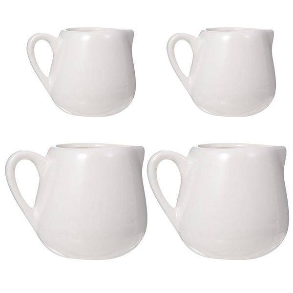 

spoons 4 pcs ceramic jugs durable sauce multi-purpose cup with handle
