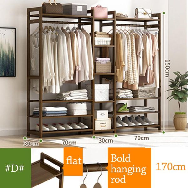 

clothing & wardrobe storage clothes rack stand floor coat solid wood multifunction living room furniture