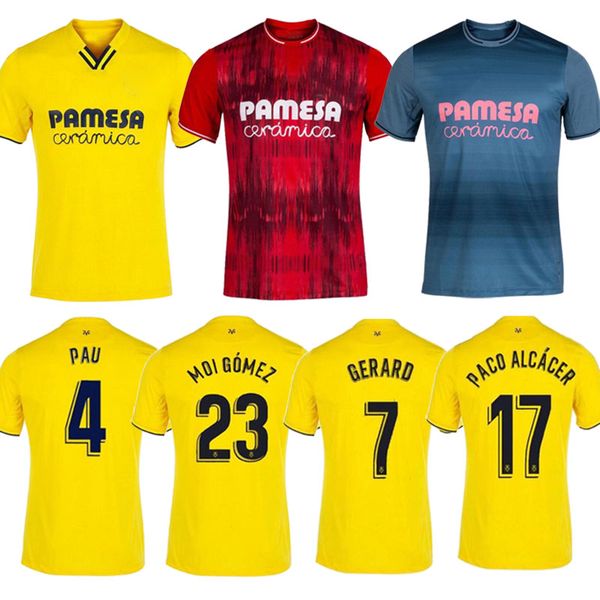 

2021 2022 villarreal cf soccer jersey 21/22 pau gerard paco alcacer chukwueze camiseta dia a.pedraza yeremi foyth parejo jerseys men kids ki, Black;yellow