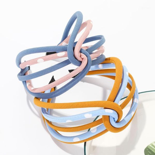 

haimeikang women wide-brimmed bezel head hoop hairband spring summer style headwear hair accessories ornament1