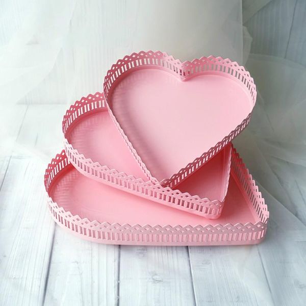 

other bakeware pink princess wedding decoration cake tools baking shop display stands home kitchen dishes cupcake heart type tray plates