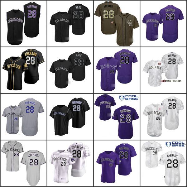 

corolado rockies men 28 nolan arenado women youth jersey, Black;red