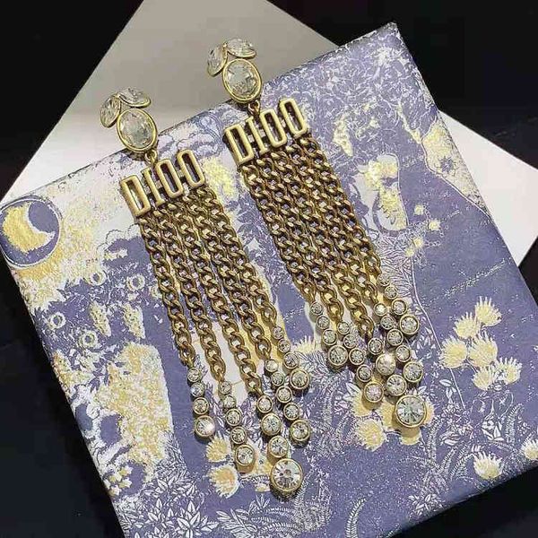 

dijiama eye tassel long style design temperament fashion personality earrings, Silver