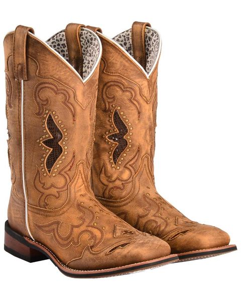 

boots women's spellbound western - square toe, Black